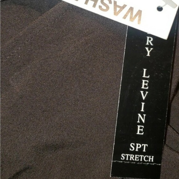 Larry Levine Brown Washable Stretch Maxi Skirt Size 8. NWT - Picture 5 of 5